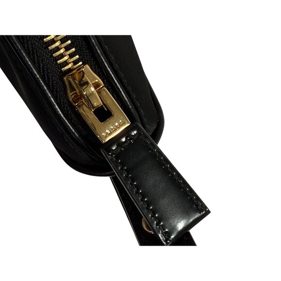 Prada Arque Nylon Mini Bag With Leather Trim in Black - Picture 9 of 9